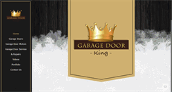 Desktop Screenshot of garagedoorking.co.za